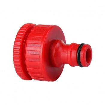 Adaptor rapid furtun grădină PROLINE 1/2" - 3/4", filet exterior, din plastic, roșu (Art. 99232)