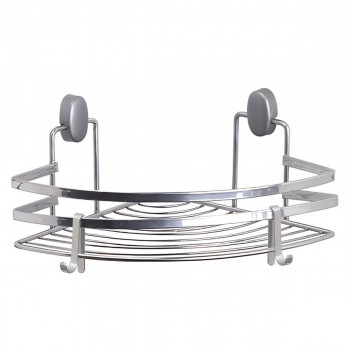 Полка для ванной угловая хром OKYANUS SCREW FIX 746