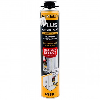 Spumă de montare profesională FIXED Plus Polyurethane pentru interior și exterior, 850 gr F850T