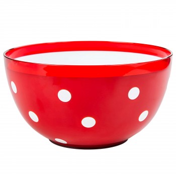 Салатник двухцветный BEROSSI Marusya 1,4 л красный