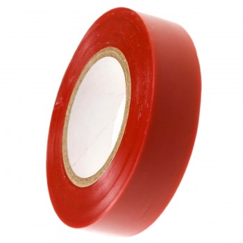 Bandă izolantă PVC MegaWatt 19 mm x 20 m roșie