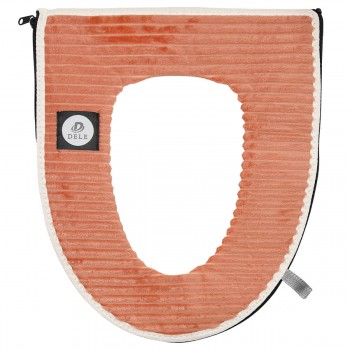 Husă pentru colac WC cu fermoar, moale căptușită, termoizolantă, universală OL0079