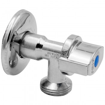 Robinet cu sferă (bilă) colțar pentru conectarea instalațiilor sanitare 1/2 x 3/4 inch filet extern L-85 Arco 00728
