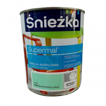 Эмаль Sniezka акриловая зеленая A420 глянцевая 0,8 л