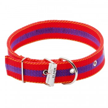 Zgardă pentru câini reglabilă 30 mm, multicoloră