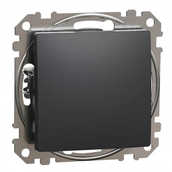Выключатель скрытый Schneider Electric Sedna 1-клавишный, антрацит SDD114101