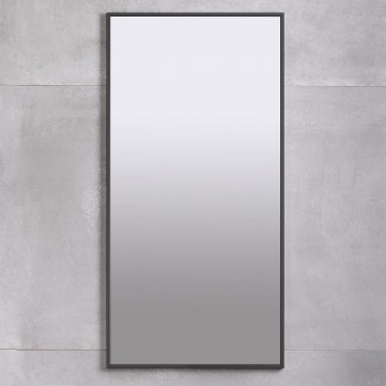 Oglindă pentru baie Bayro Modern dreptunghiulară 400x800 mm, antracit, versiunea 3