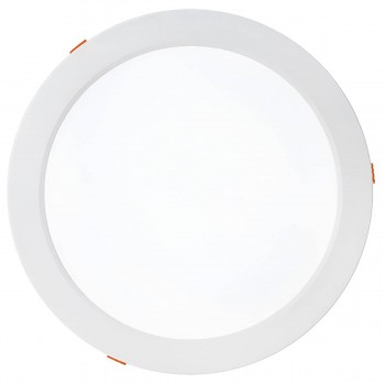 Corp de iluminat LED încastrat rotund Horoz Electric ALEXIS-30, alb, 30 W, 3000 lm, 3CCT, IP20, d.300 mm, decupaj 250 mm