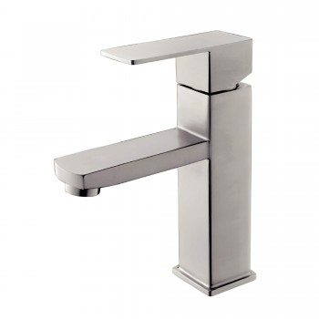 Смеситель для раковины MAT|ECO INOX CUBO никель браш