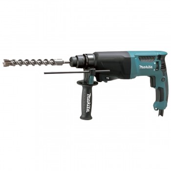 Перфоратор Makita HR2610 SDS Plus, 800 Вт, 2,9 Дж, 3 режима, до 26 мм