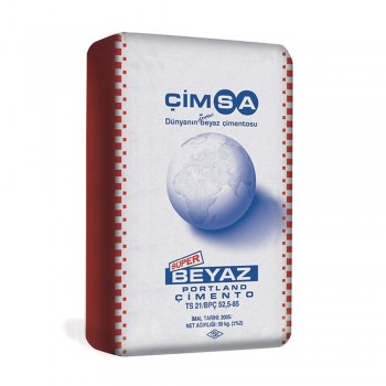 Цемент белый 25 кг CIMSA 103 A/C 19.42%