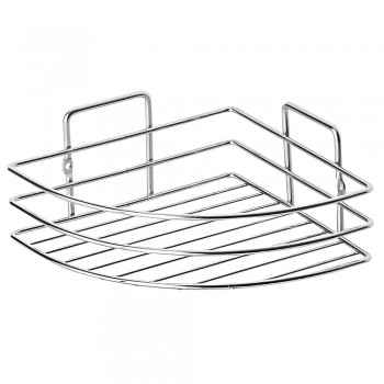 Raft pentru baie OKYANUS Screw Fix 180 x 180 x 130 mm, din oțel, crom