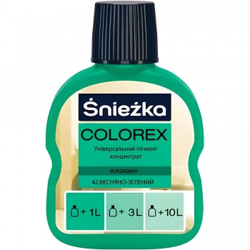 Колер Sniezka COLOREX зеленый весенний №42 0,1 л
