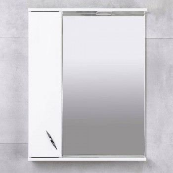 Dulap cu oglindă BAYRO Dalas 613 x 754 mm stânga alb