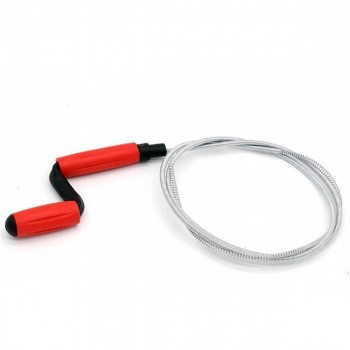 Cablu pentru desfundat țevi, d.5 mm, lungime 3 m, cu mâner rotativ