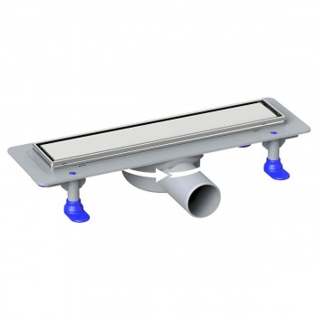 Rigolă liniară de duș BATHLINE Classic Legal, grătar din oțel inoxidabil, sifon cu închidere uscată, 500 mm, evacuare d.50 mm, 4016-50