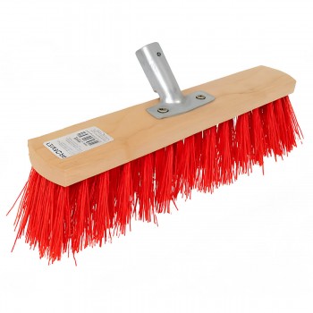 Mătură stradală Profmet 50 cm, cu peri din plastic, fixare metalică, fără mâner