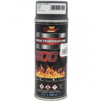 Термостойкая эмаль Champion Color Heat-resistant Enamel 400 мл, антрацит, +800°C