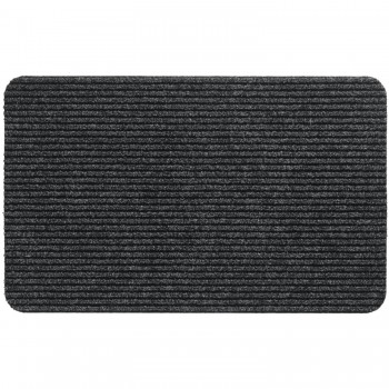 Covoraș de intrare Hamat RENOX 50x80 cm, antracit, din polipropilenă, cu bază antiderapantă