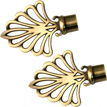 Наконечник Dekora Stylus 19 Pavo для карнизов 19 мм Антик (2 штуки)