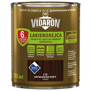Lac alchidic Vidaron Lakierobejca protector și decorativ wenge african 0,75 l