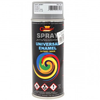 Эмаль аэрозольная Champion Color UNIVERSAL ENAMEL светло-серый глянцевый 400 мл RAL 7046