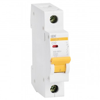 Întrerupător automat IEK BA47-29 1P, tip C, 4.5 kA, 32 A, 400 V