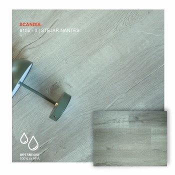 Laminat compozit SPC DEKOFLOOR STONEWOOD Scandia 6105-3 Stejar Nantes, lamelă 1220x229 mm, 2,235 m2