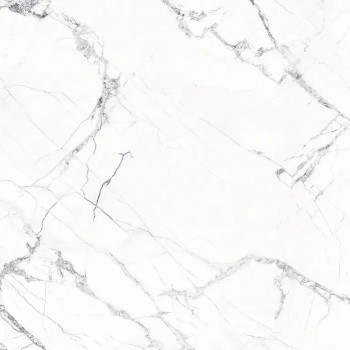Плитка напольная из керамогранита Cersanit Sandro White Satin под мрамор белая, 420х420 мм
