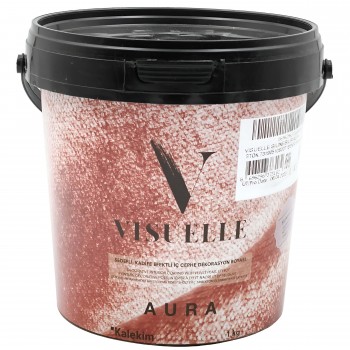 Vopsea decorativă de interior cu efect perlat și catifea Kalekim Visuelle Aura 2,5 kg