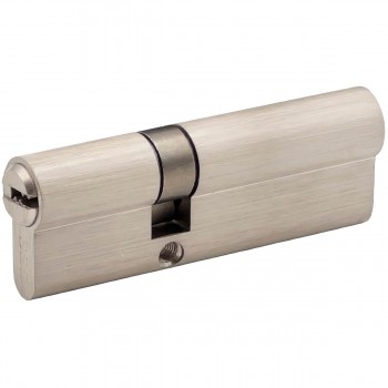 Mecanism cilindric SSS Bellator ZC 90 mm (35x55) nichel satinat, cheie/cheie
