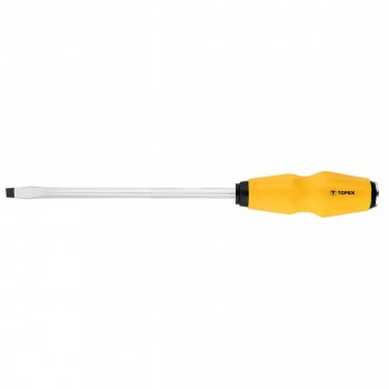 Șurubelniță plată de impact TOPEX SL8 8 x 200 mm, Cr-V, vârf magnetic 39D254