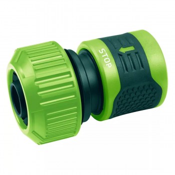 Муфта быстросъёмная с аквастопом VERTO 3/4″, двухкомпонентная 15G733