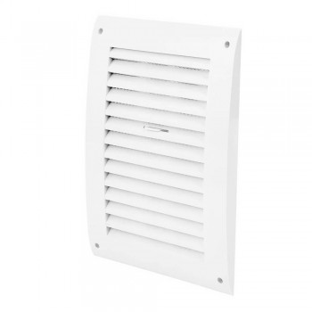 Grilă de ventilație din plastic Europlast 250x170 mm albă N25R
