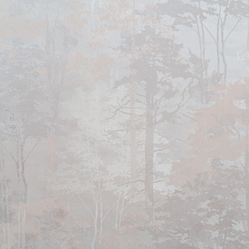 Обои виниловые на флизелиновой основе Артекс Forest 11218-02, бежевые, горячее тиснение, 1,06х10,05 м