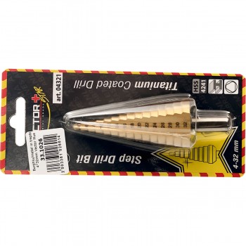 Burghiu în trepte pentru metal VECTOR+ 4-32 mm, HSS 4241 (Art. 04321)