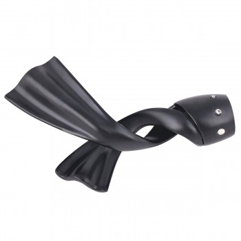 Cap Dekora Stylus 19 Nastri pentru galerii 19 mm Negru Mat (2 bucăți)