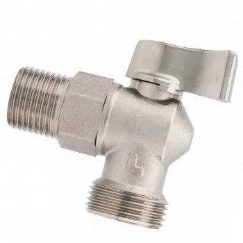 Robinet cu sferă din alamă ITAP 3/4 filet extern x 1/2 filet extern pentru electrocasnice colțar mini