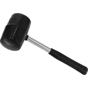 Ciocan din cauciuc Mega 12006 cu mâner ergonomic, 450 g, cap 45 mm