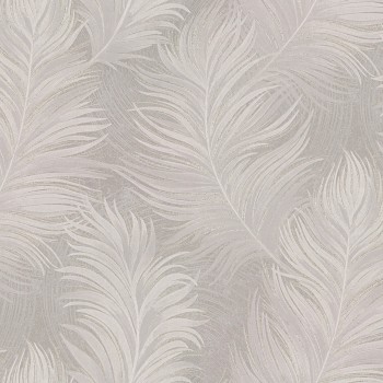 Tapet vinil pe bază de flizelină BELVINIL Donna gri deschis 1,06 x 10 m 0510-21