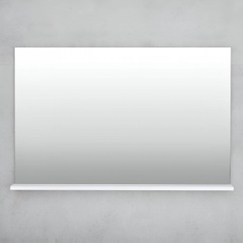 Oglindă BAYRO VEGA pentru baie 1004 x 700 x 133 mm dreptunghiulară albă