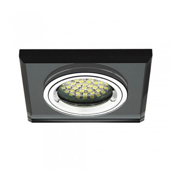 Спот встраиваемый Vivalux Grace SL401 BK, черный, G5.3, MR-16, 12 В, IP20, 90х90х25 мм