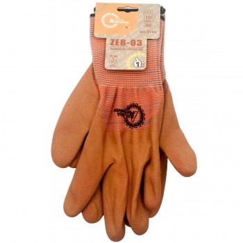 Mănuși de protecție Anlema Abrasives ZEB-03 acoperite cu nitril, mărime 10, portocaliu (Art. 0154)