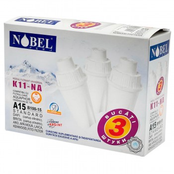 Set de cartușe pentru filtru cană NOBEL K11-NA A15 B100-15 pentru apă rece