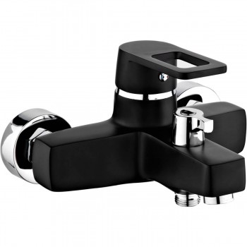 Baterie pentru cadă Sandy Brista cu pipă scurtă, monocomandă, grafit