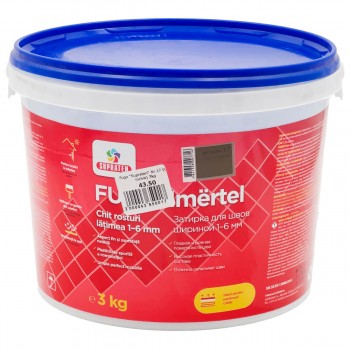 Chit pe bază de ciment Supraten FUGANmertel Gri închis №17 (3 kg)